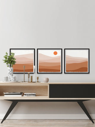 Your Mountain Is Waiting Triptych, Set of 3, 24x24 Panels
