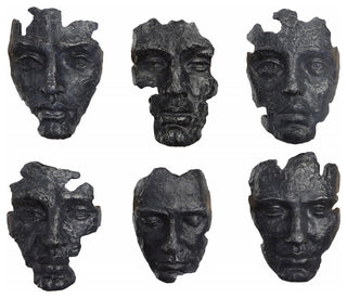 Uttermost 04350 14" Tall Polyresin People and Figures Sculpture - Steel Gray