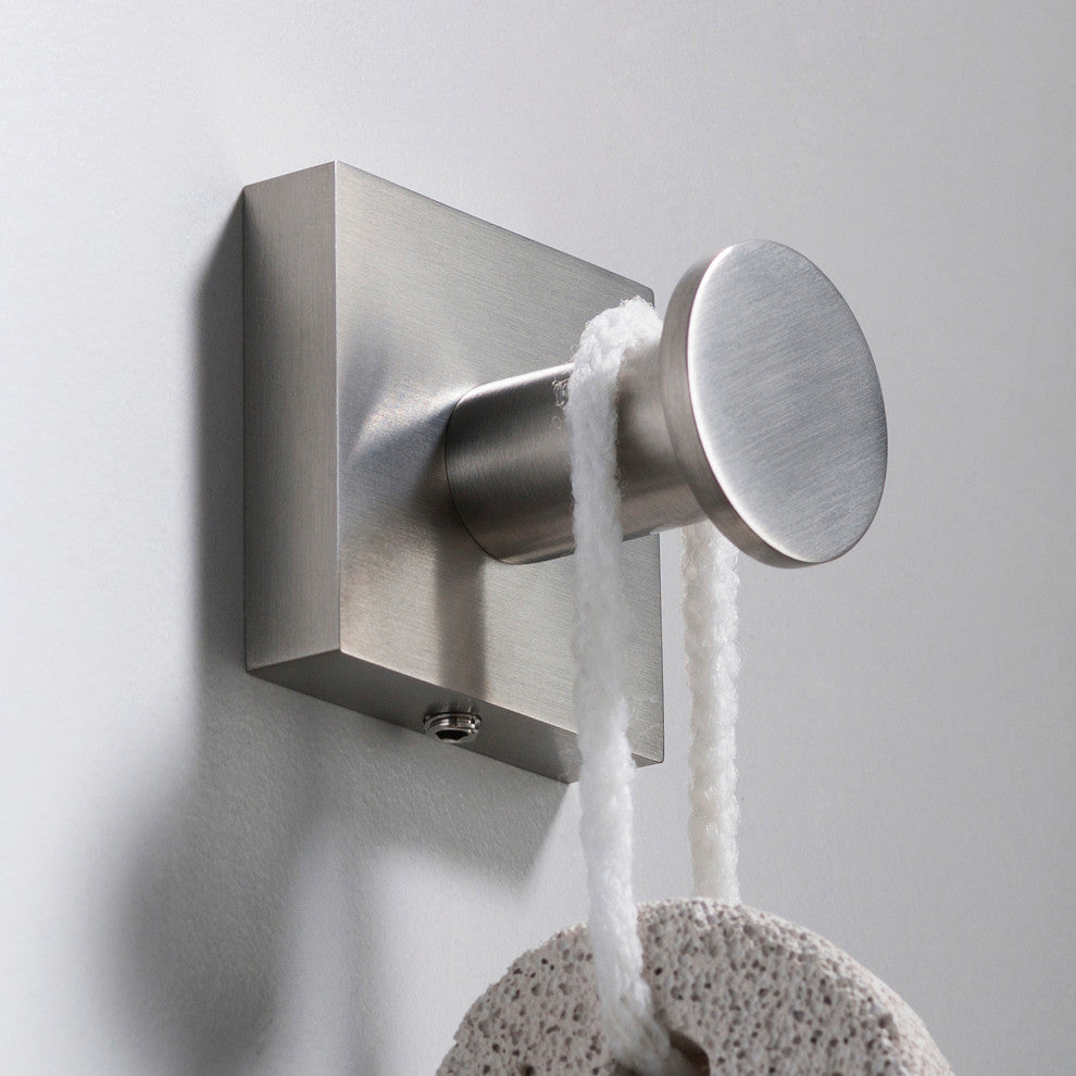 Ventus Bathroom Robe and Towel Hook Brushed Nickel