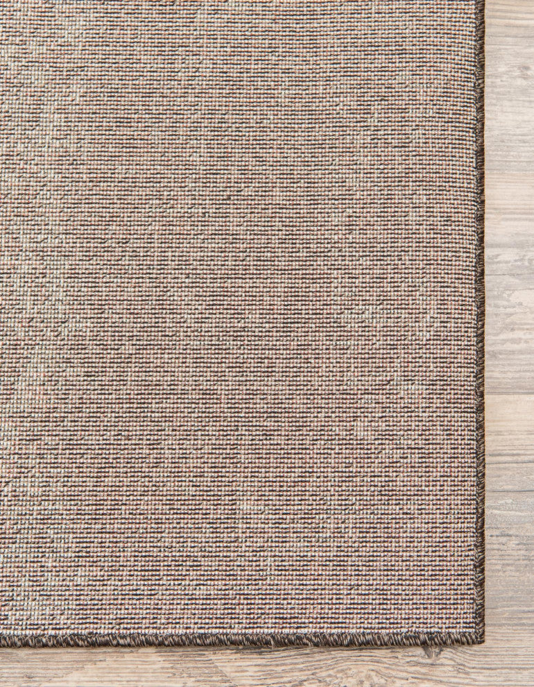 Rug Unique Loom Del Mar Brown Runner 2' 7 x 10' 0
