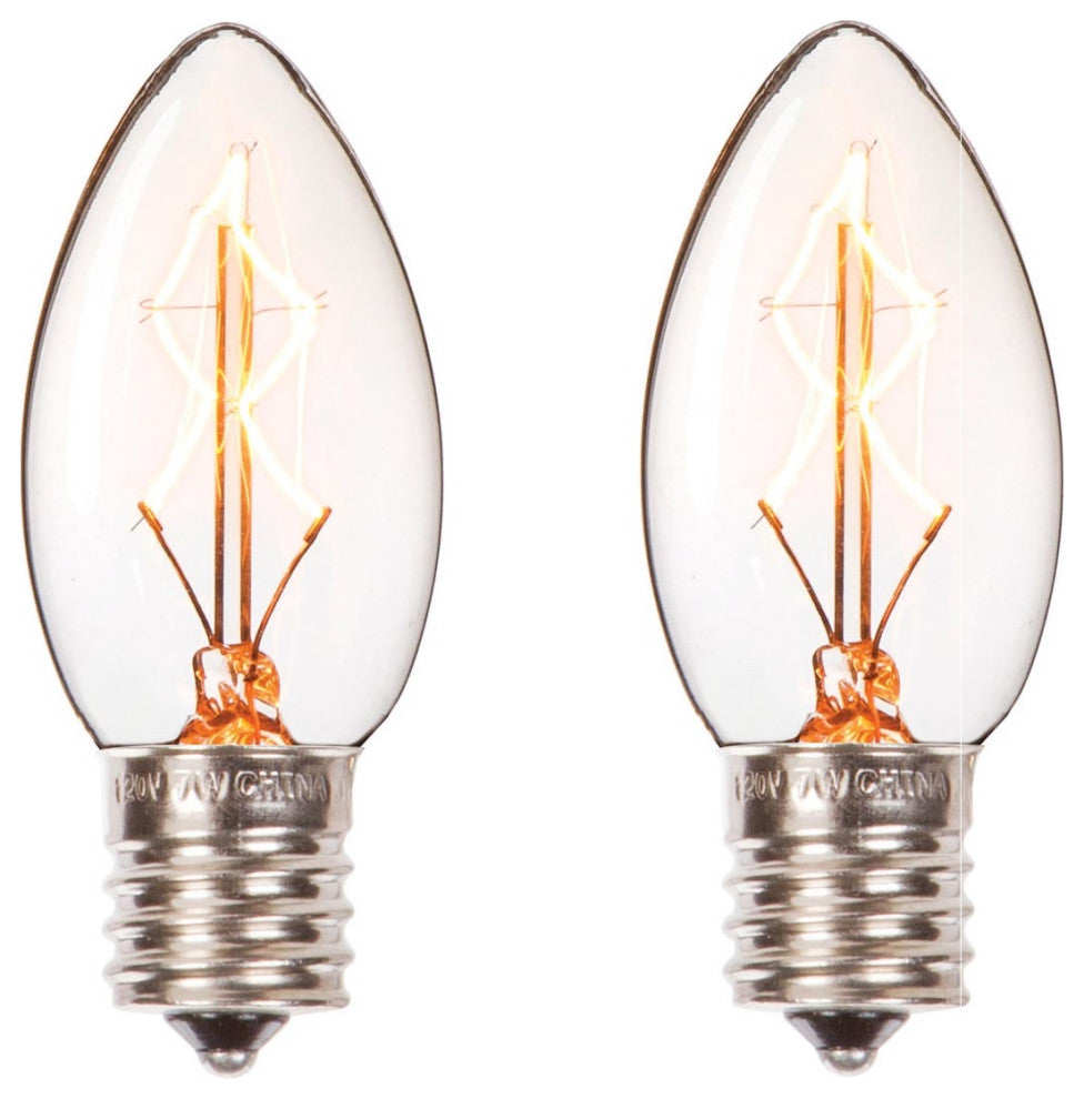 Lighting Edison Style E17 Base Candlestick Bulbs, Set of 2