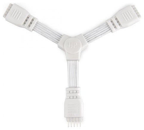 Y-Connector for InvisiLED 24V Tape Light, White