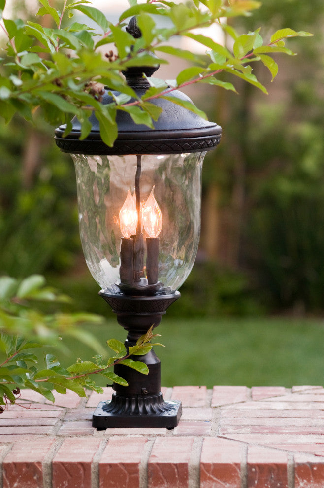 Maxim Carriage House DC 3-LT Outdoor Post Lantern Bronze - 3420WGOB