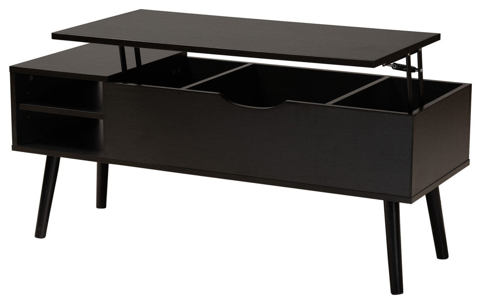 Rita Two-Tone Coffee Table With Lift-Top Storage