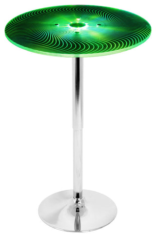 LumiSource Spyra Light Up Adjustable Bar Table