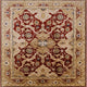 Ahgly Company Indoor Square Mid-Century Modern Area Rugs, 6' Square