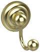 Prestige Que New Robe Hook, Satin Brass