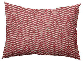 Lifeflor Diamond Decorative Throw Pillow, Ligonberry Red, 14"x20"
