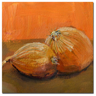 'Yellow Onions' Canvas Art by Michelle Calkins