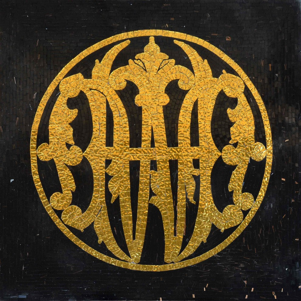 Custom Mosaic Art, Golden, 39"x39"
