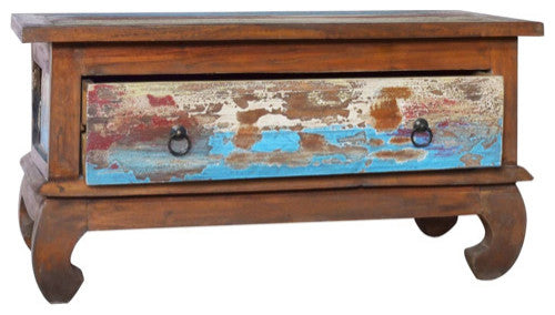 vidaXL Coffee Table End Table Accent Sofa Table Furniture Reclaimed Teak Wood