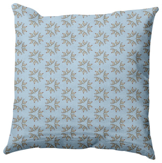 Chickens-go-round Easter Decorative Throw Pillow, After Rain Blue, 26x26"