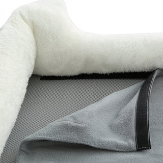 Pet Life "Dream" Electronic Heating and Cooling Pet Bed, Gray, Large