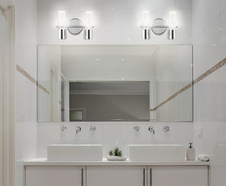 Bolha Bubble Acrylic/Iron Integrated LED Vanity Light, Chrome, 2 - Light(s)