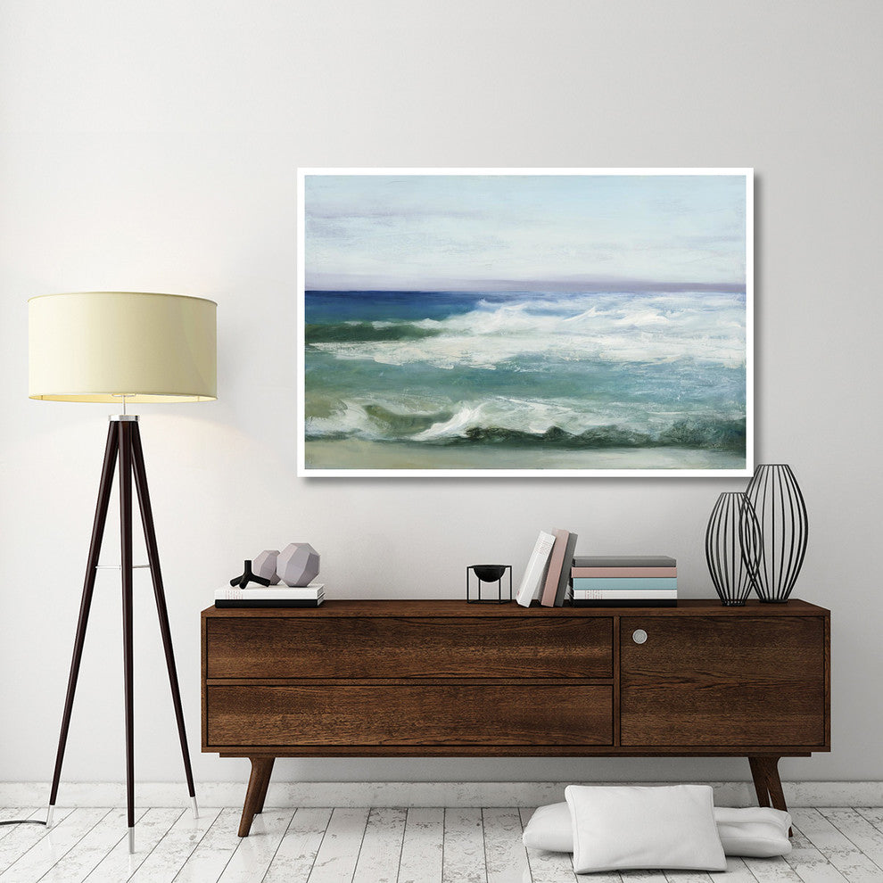"Azure Ocean" Digital Paper Print by Julia Purinton, 62"x42"