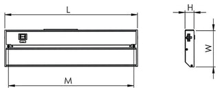 Noble Pro LED Undercabinet, Oil-Rubbed Bronze, 32"