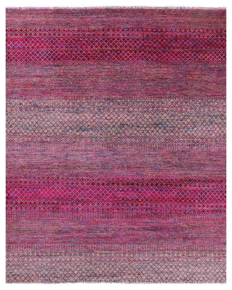 Wool & Silk Savannah Grass Handmade Rug 8' 2" X 10' 1" - Q15451