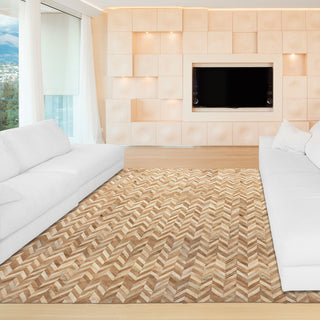 Cowhide Patchwork Rug, Atlas, Morph, 6'x9'