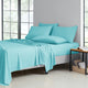 Kathy Ireland 2000TC Cotton Rich 6 Piece Sheet Set, Aqua, King