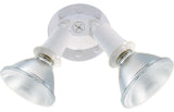 Nuvo 2-Light 10" Flood Light, Exterior PAR38, Adjustable Swivel, White, SF76-522