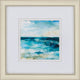 12" X 12" Champagne Gold Color Frame  Ocean Break (Set Of 2)