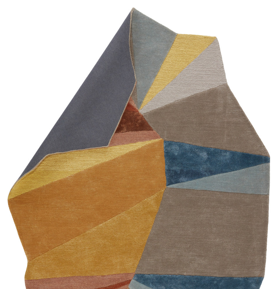 Jaipur Living Sabah Handmade Geometric Multicolor/ Yellow Area Rug, 8'x11'10" Ir