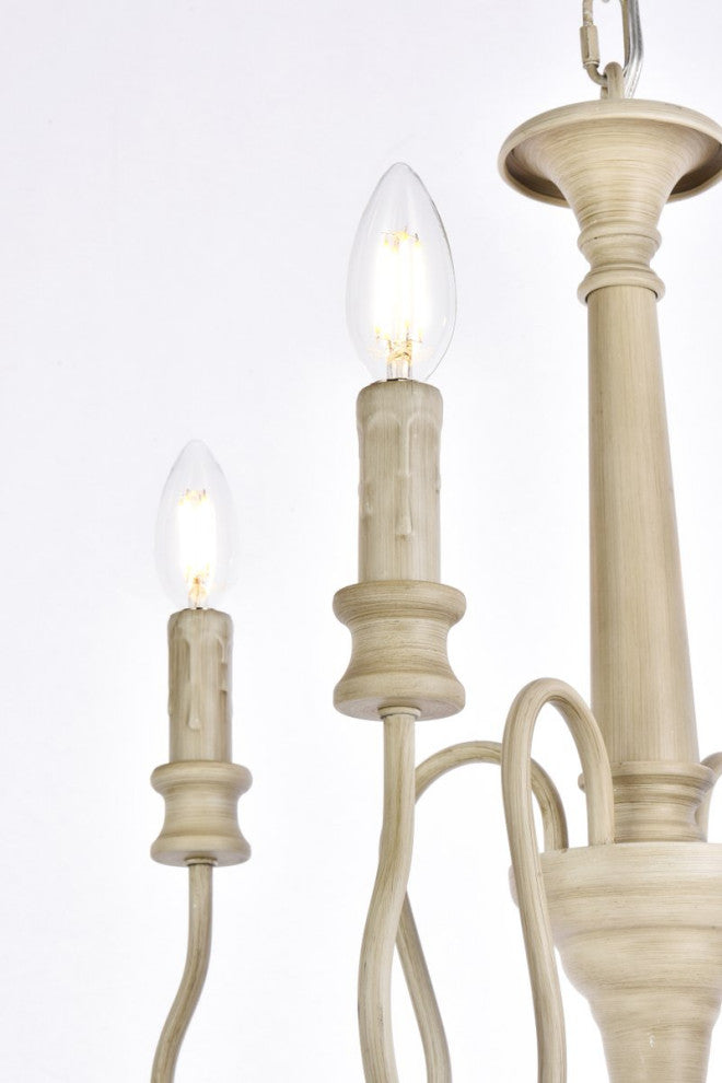 Fiona 4-Light Pendant, Weathered Dove