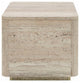Nova Domus Roma Modern Travertine Square End Table