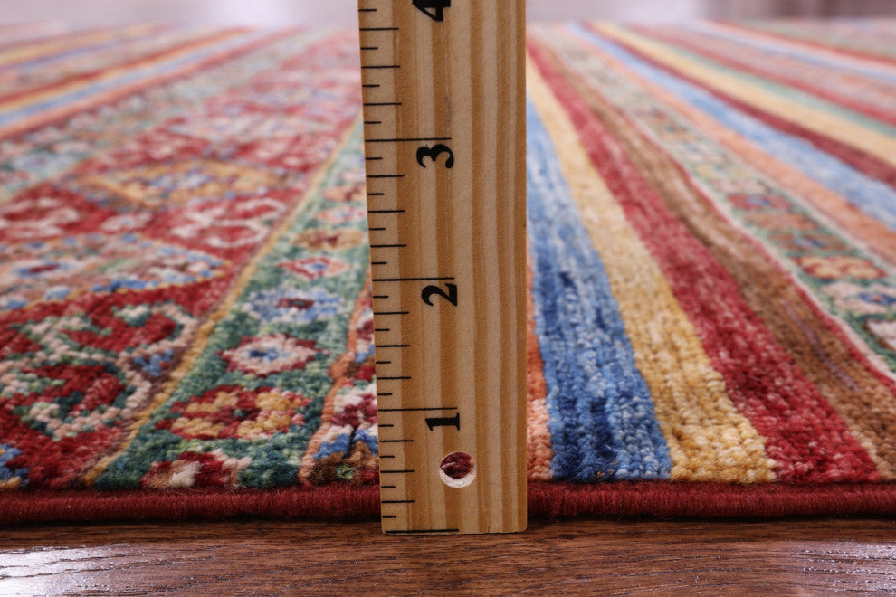 5' 0" X 7' 2" Hand Knotted Super Kazak Khorjin Rug Q10760