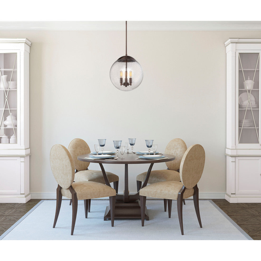 Nuvo Ariel Antique Copper Clear Seeded Pendants