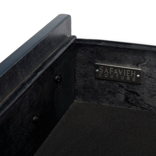 Safavieh Couture Madden Retro Dresser, Navy/Silver