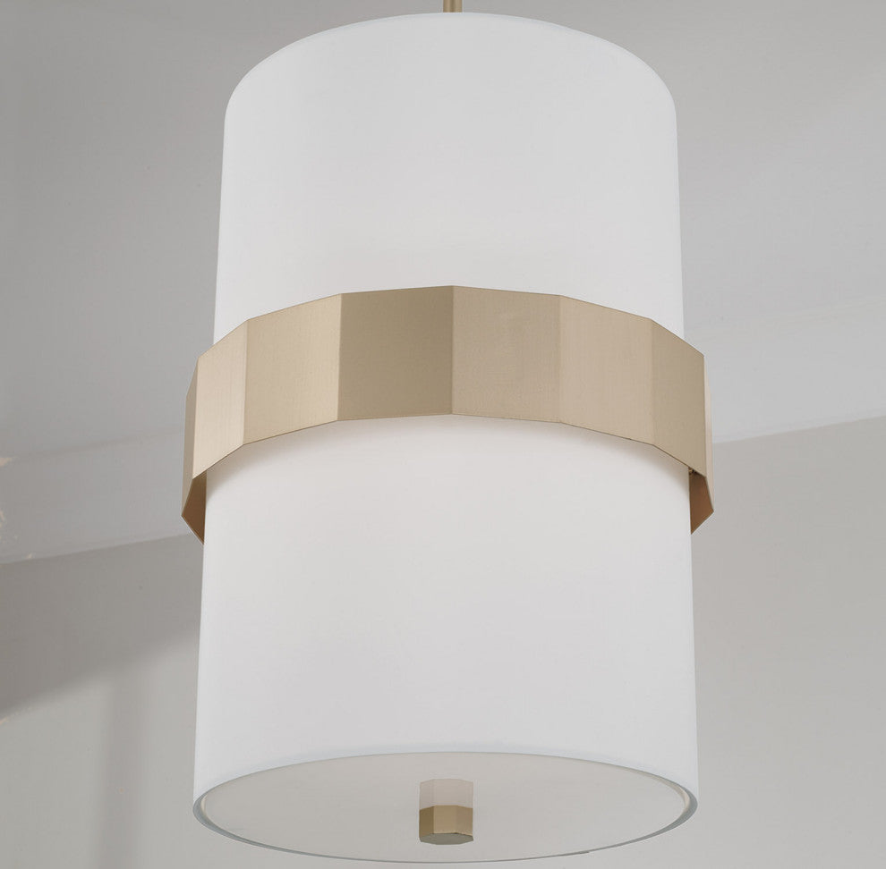 Capital Lighting 346221 Sutton 2 Light 12"W Pendant - Soft Gold