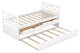 Gewnee Multi-Functional Daybed with Drawers and Trundle in White