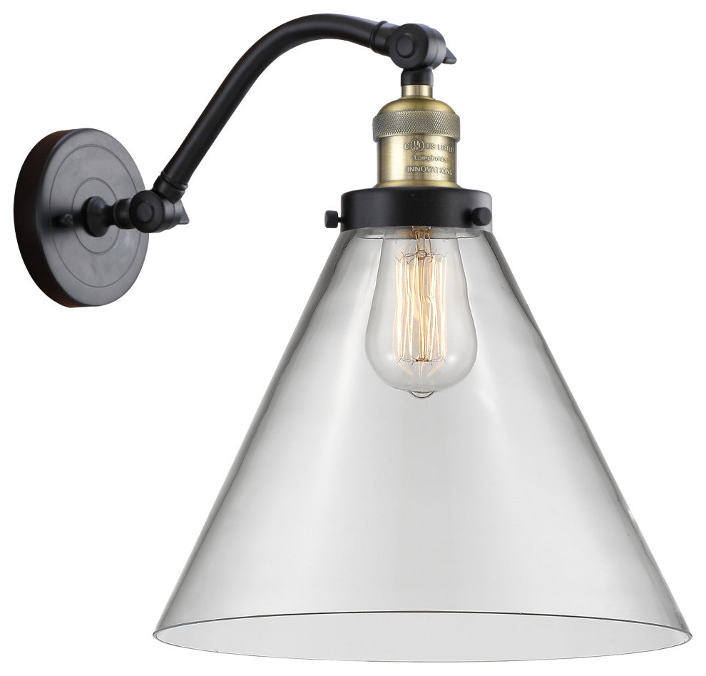 Innovations Lighting 515-1W-BAB-G42-L X-Large Cone 1 Light Sconce