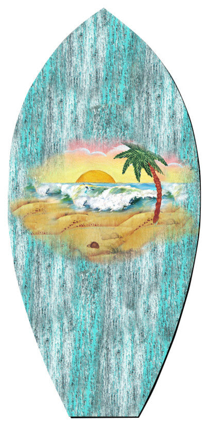 Surf Block Scenic Door Hanger