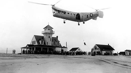 Aerial Rescue- Gallery Wrapped Canvas Art 28" x 42"