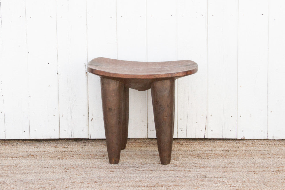 Hand-carved Rustic Senufo Side Table