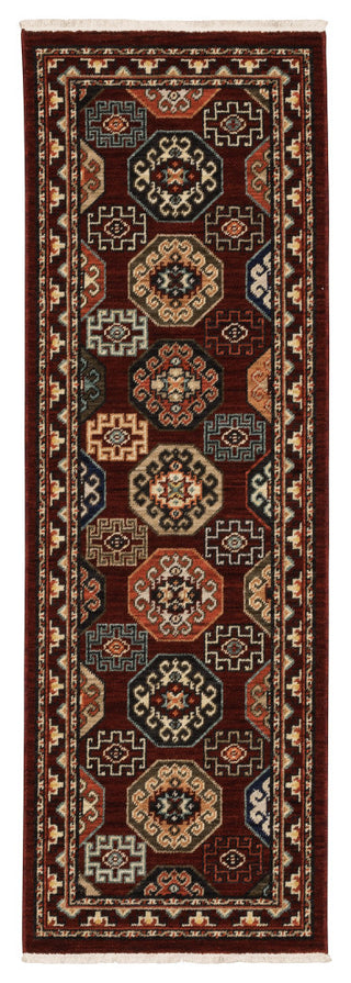 Oriental Weavers Lilihan Indoor Rug Red/ Multi 2' X 6'