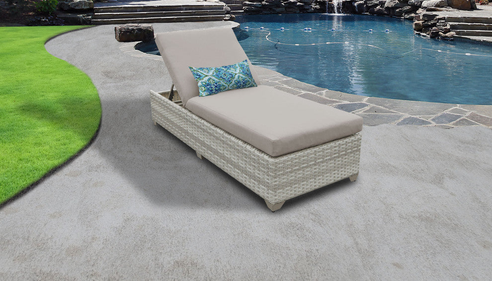 Fairmont Chaise Outdoor Wicker Patio Furniture