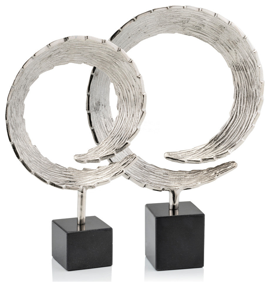 Cola Large Tail Sculpture With Marble, Small