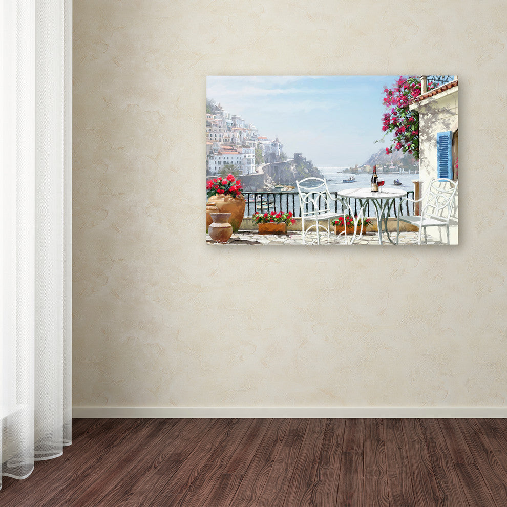The Macneil Studio 'Amalfi Coast' Canvas Art, 47"x30"
