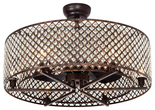 Miyaka 6-light Ceiling Fan (with Remote)