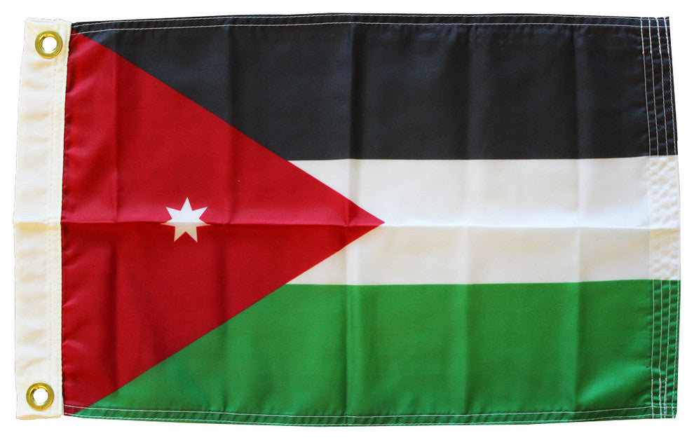 Jordan, 12"x18" Nylon Flag