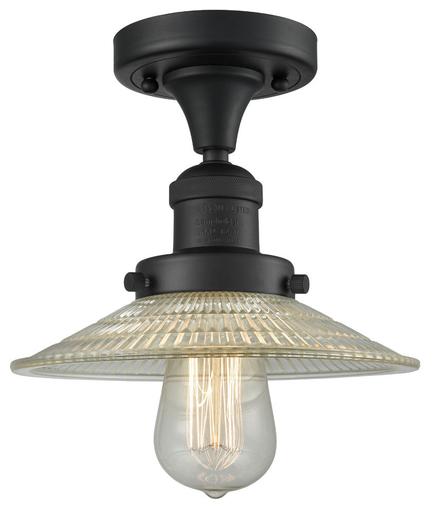 Innovations Lighting 517-1Ch-Bk-G2 1 Light Semi-Flush Mount