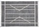 4' X 6' Gray Dhurrie Area Rug