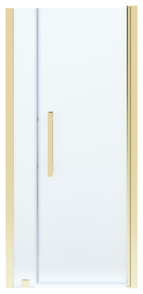 Pasadena 36"Wx36"Dx74 3/4"H Alcove Pivot Shower Kit Gold Base