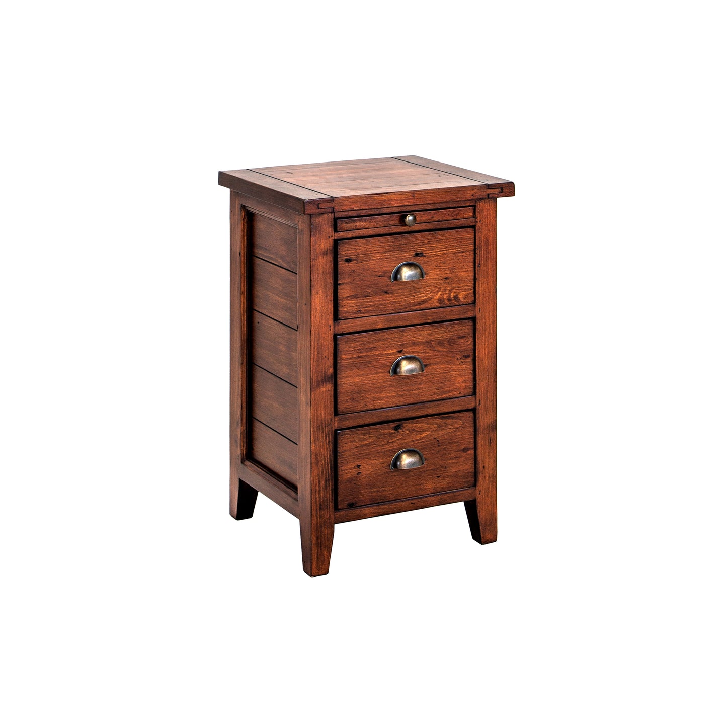 Irish Coast 3-Drawer Nightstand, Brown