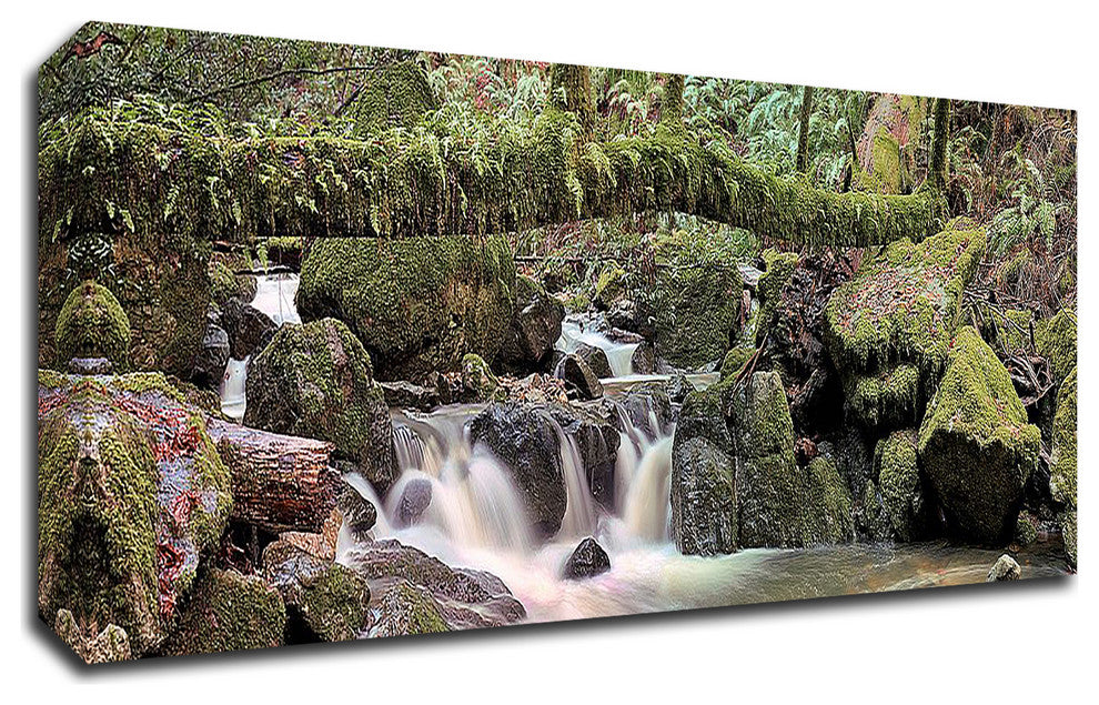 Canyon Falls No. 11 by Alan Blaustein, Print on Canvas, 36" x 12"