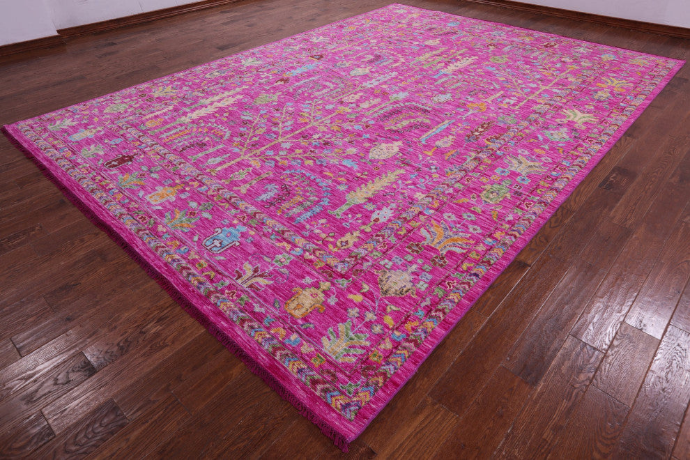 10' 1" X 13' 11" Turkish Oushak Handmade Wool Rug - Q15624