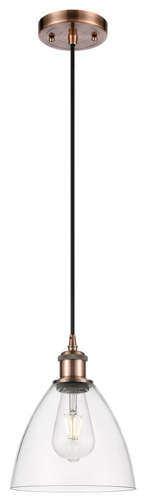 Innovations 516-1P-AC-GBD-752 1 Light Mini Pendant, Antique Copper